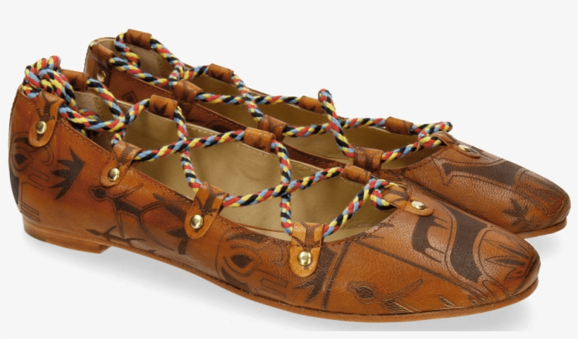 Ballet Pumps Kate 20 Tan Lasercut - Bailarinas De Piel Kate 20 Marrón - Melvin Hamilton, transparent png #2127732