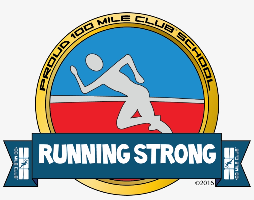 Proud School Seal - 100 Mile Club, transparent png #2128067