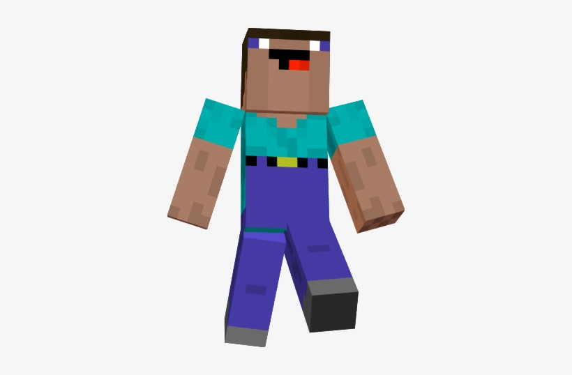 Minecraft Derpy Steve Skin, transparent png #2128187