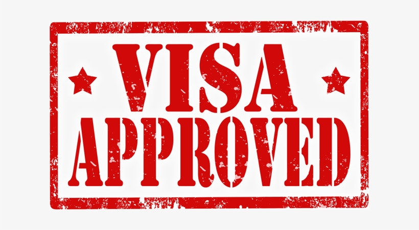 Одобрение визы. Visa approved. Виза одобрена. Visa work approved. Печать visa PNG.