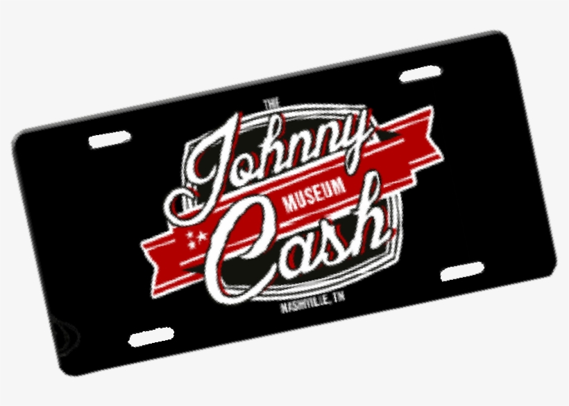 Johnny Cash Museum Logo License Plate - Johnny Cash License Plate, transparent png #2128551