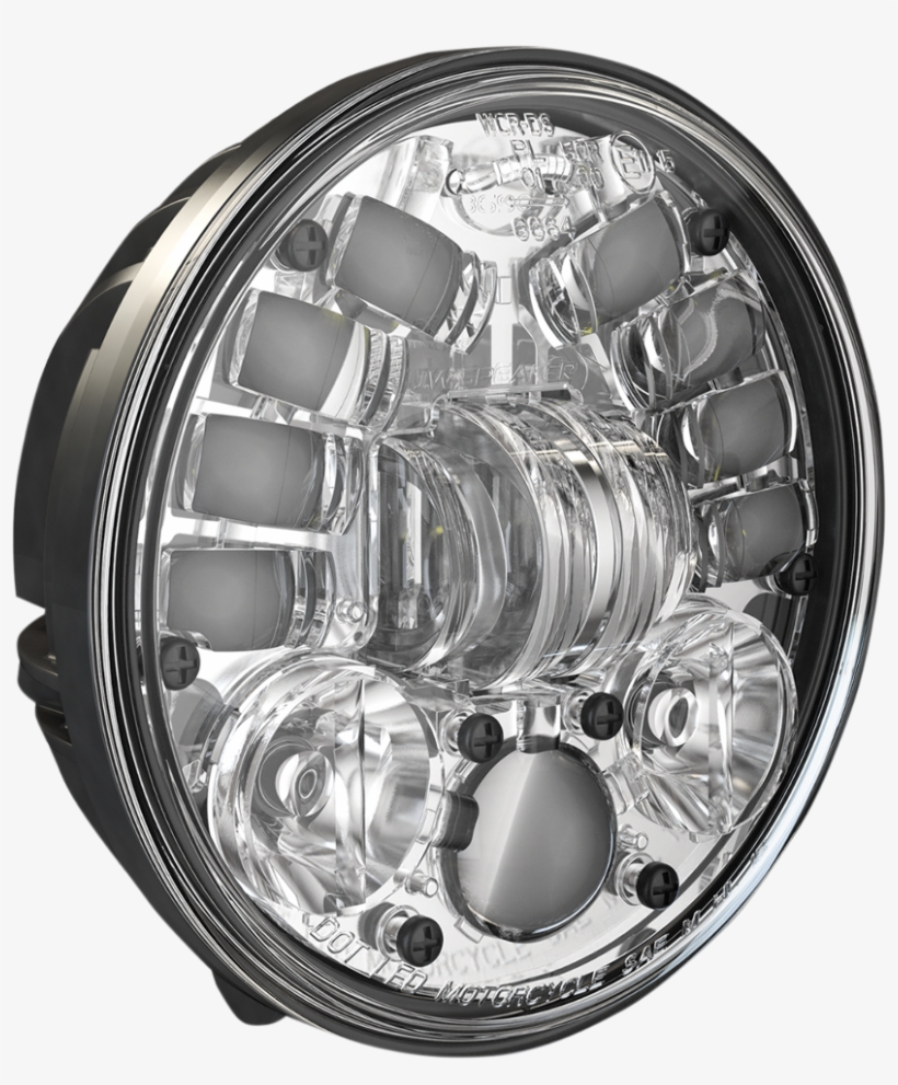 Jw Speaker Chrome - J.w. Speaker 0552291 8691 Model Adaptive Led Headlight, transparent png #2128726