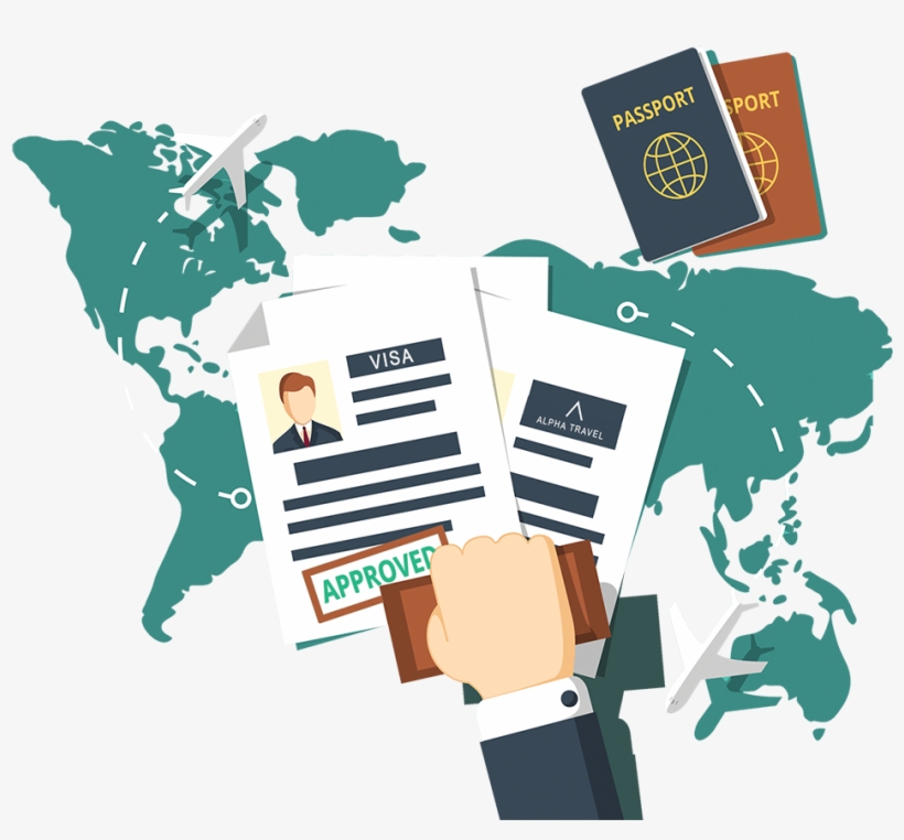 At Rgb H30 72dpi Png Pas Visa - World Map, transparent png #2129142