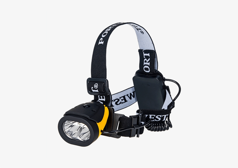 Portwest Pa63 Dual Power Headlight - Headlamp, transparent png #2129224