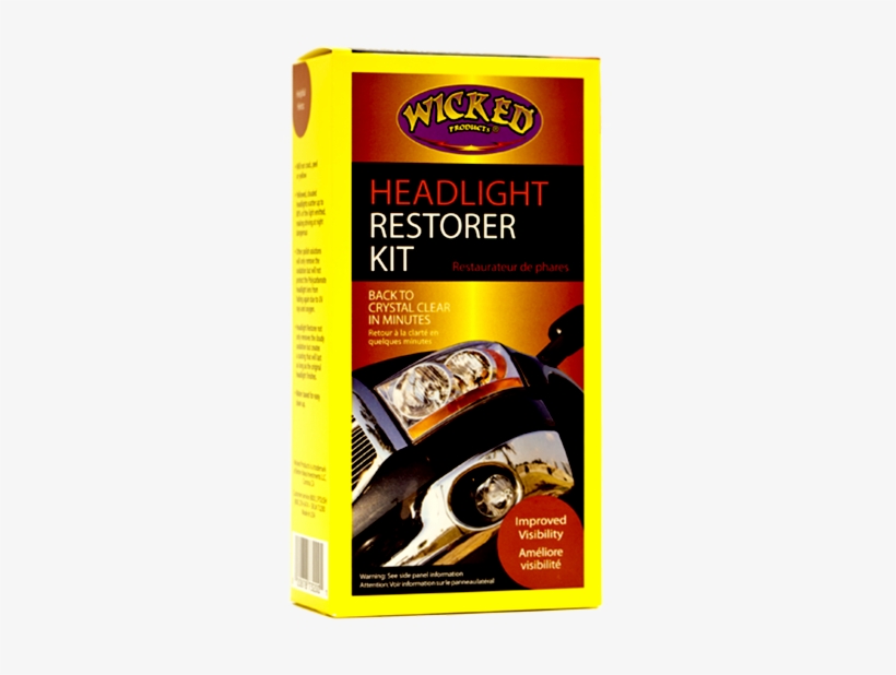 Wicked® Headlight Restorer Kit - Car, transparent png #2129269