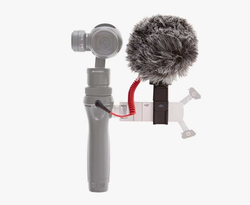 Rode Videomicro Y Osmo Soporte Para Micrófono De Liberación - Dji Osmo 360 Mic Mount, transparent png #2129629