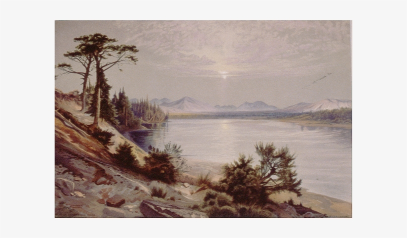 Head Of Yellowstone River - Thomas Moran, transparent png #2130422