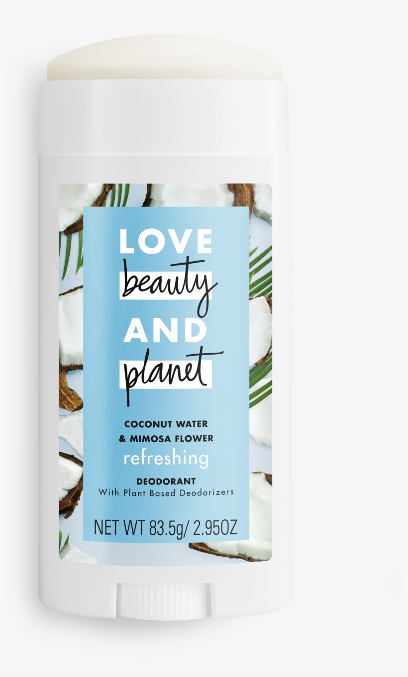 Love Beauty Planet Coconut Water & Mimosa Flower Body - Love Beauty And Planet Deodorant, transparent png #2130535
