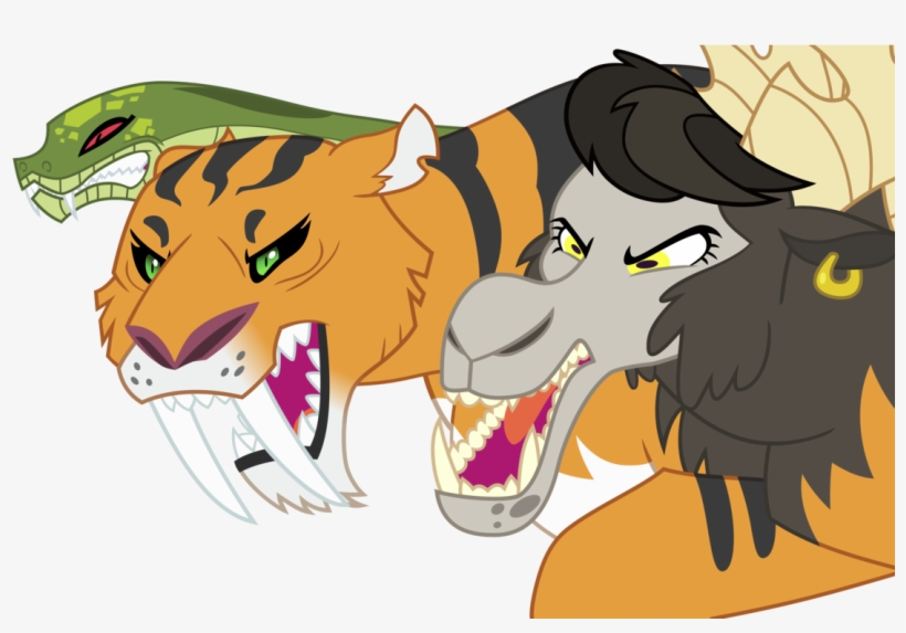 Mythilas, Chimera, Chimera Sisters, Multiple Heads, - Clip Art, transparent png #2130612