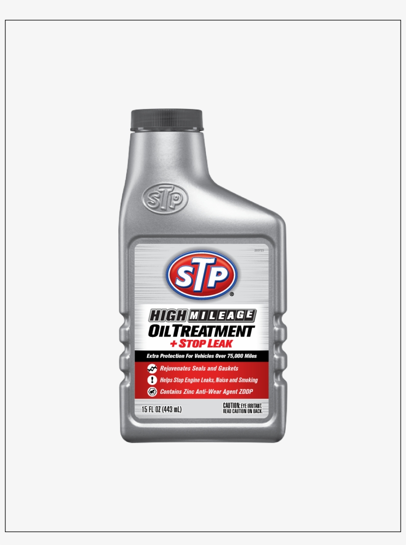 Stp High Mileage Oil Treatment Stop Leak, 15 Fl - Stp - Fuel Injector And Carburetor Treatment 12 Oz, transparent png #2130615