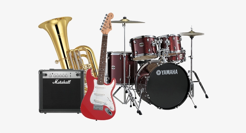 Band Instruments Png - Yamaha Drum Kit, transparent png #2130683