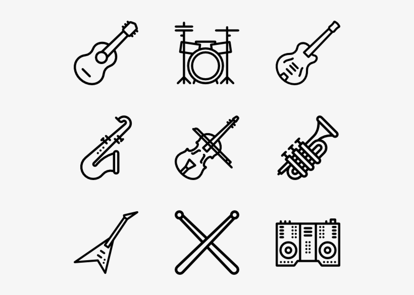 Music Instrument - Music Instruments Icon Png, transparent png #2130734