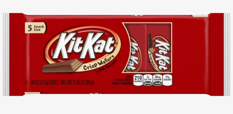 Kit Kat, Crisp Wafer Milk Chocolate Candy Bars Snack - Kit Kat, King Size - 24 Pack, 3 Oz Bars, transparent png #2131687