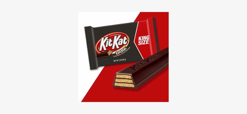 Kit Kat<sup>®</sup> Dark - Kit Kat Dark Chocolate King Size, transparent png #2131720