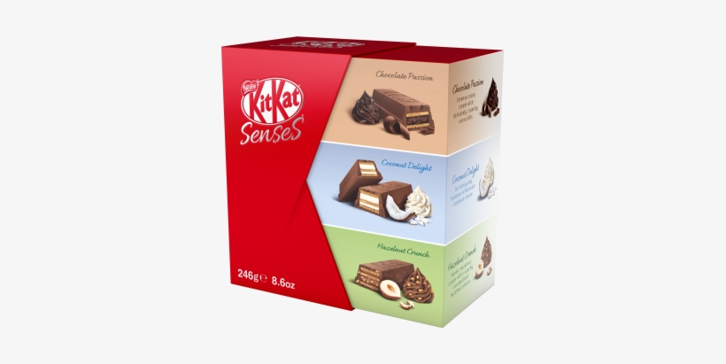 Nestlé Kitkat Senses - Kit Kat Senses Box, transparent png #2131722