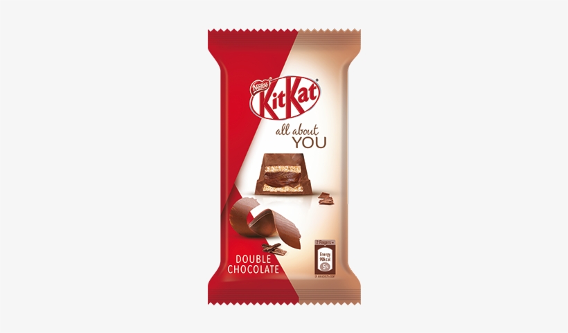 Kitkat All About You Double Chocolate 5 Finger - Kit Kat Chocolate, transparent png #2131777