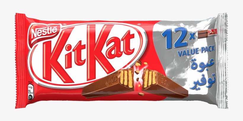 Kitkat® 2 Finger Multipack Milk Chocolate Wafer - Mini Kit Kat Png, transparent png #2132223