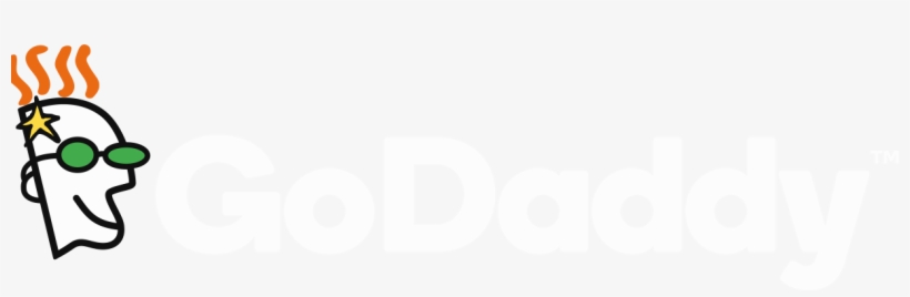 Godaddy Logo White 43 Kb - Go Daddy, transparent png #2133384