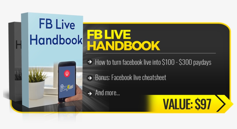 Fb Live Handbook - Product, transparent png #2133657