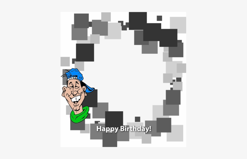 Happy Birthday From Real Man - Picture Frame, transparent png #2134119