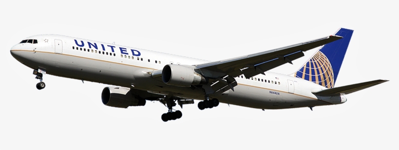 Form The Largest Airline In The World At The Time - United Airlines Plane Transparent, transparent png #2134504