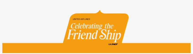 747 Header V2 - United Airlines, transparent png #2134884