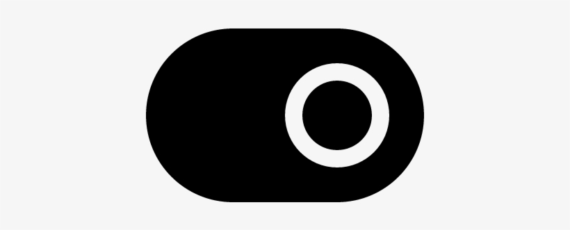Switch Black Solid Symbol Vector - Toggle Icon Svg, transparent png #2135824
