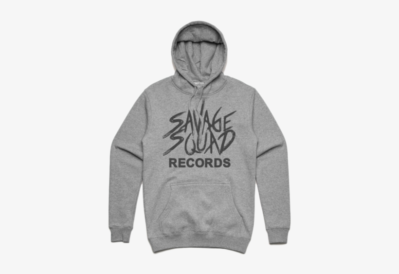 3m Logo Heather Grey Hoodie - Savage Squad Records, transparent png #2135889
