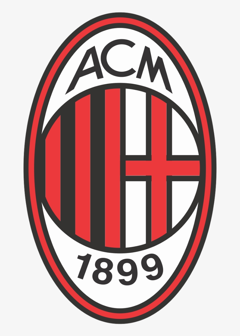 Ac Milan Logo Vector - Ac Milan, transparent png #2136051