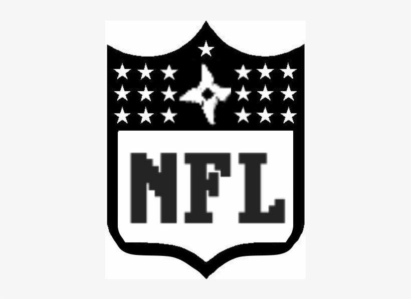 Nfl - Fantasy Football League Logo Black And White, transparent png #2136331