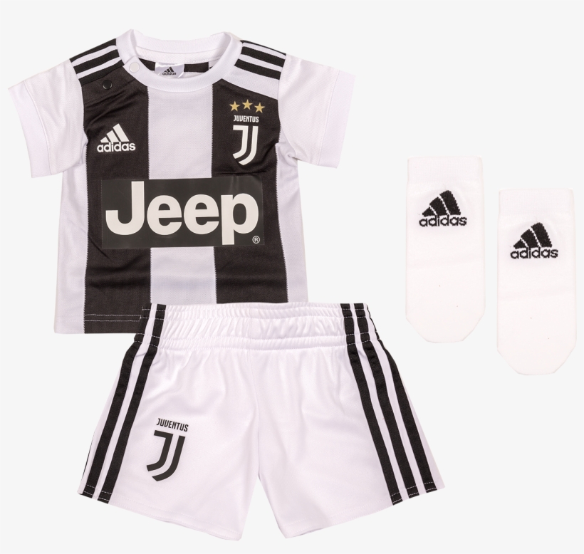 Juventus Home Mini Kit 2018/19 - Juventus Kit 2018 19 Png, transparent png #2136778