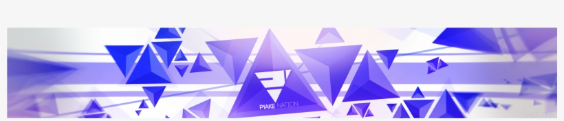 Transparent Youtube Banner Template - Triangle, transparent png #2137208