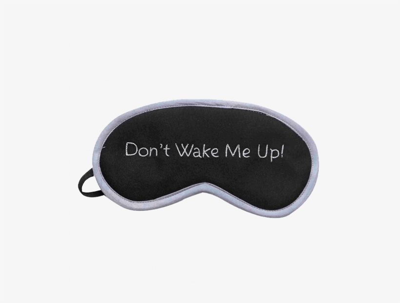 Don't Wake Me Up Eye Mask - Oval, transparent png #2138018