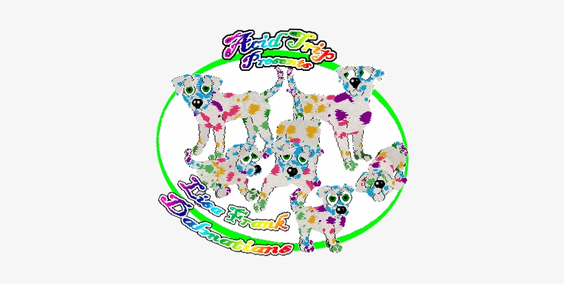 This Pup Will Add A Playfully Colorful Splash To Any - Psychedelic Experience, transparent png #2138354
