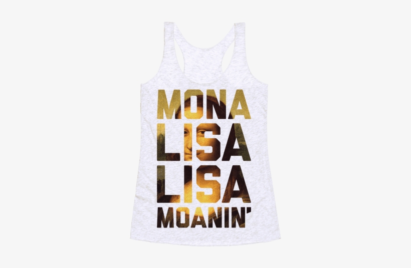 Lisa Moanin' Racerback Tank Top - T-shirt, transparent png #2138403