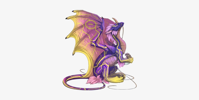 Hatched Two Amazing Lisa Frank Dragons - Transparent Beautiful Dragon, transparent png #2138498