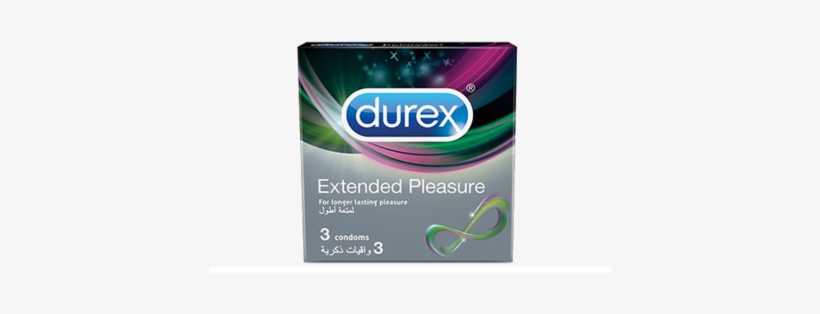 Durex Extended Pleasure 3pack Durexworld's No1 Condom - Durex Extended Pleasure 3 Condoms, transparent png #2138516