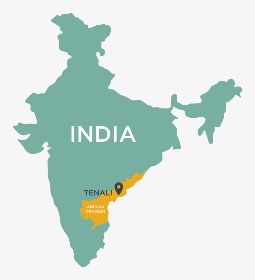 With Over 70% Of India's Population Living In 550,000 - India Map Vector, transparent png #2139070