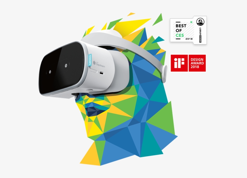 The Lenovo Mirage Solo Vr Headset Offers Excellent - Lenovo Mirage Solo Vr, transparent png #2139147