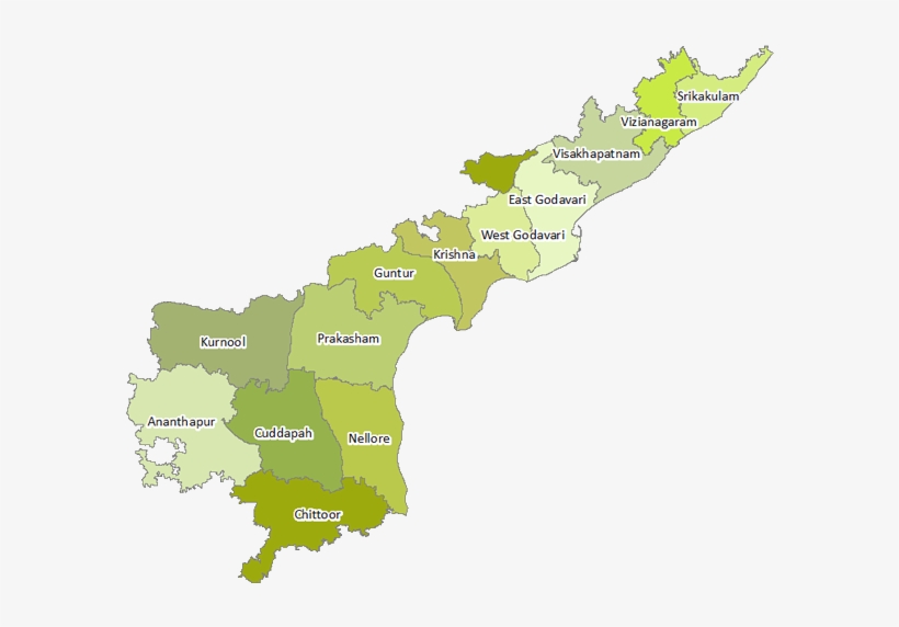 Ap-map - Linguistic State In India, transparent png #2139203