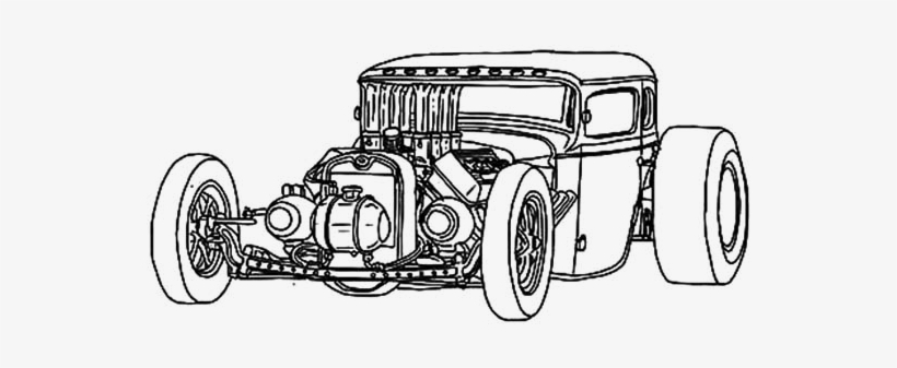 Svg Library Stock Car Drawing At Getdrawings Com Free - Hot Rod Pics To Color, transparent png #2139222