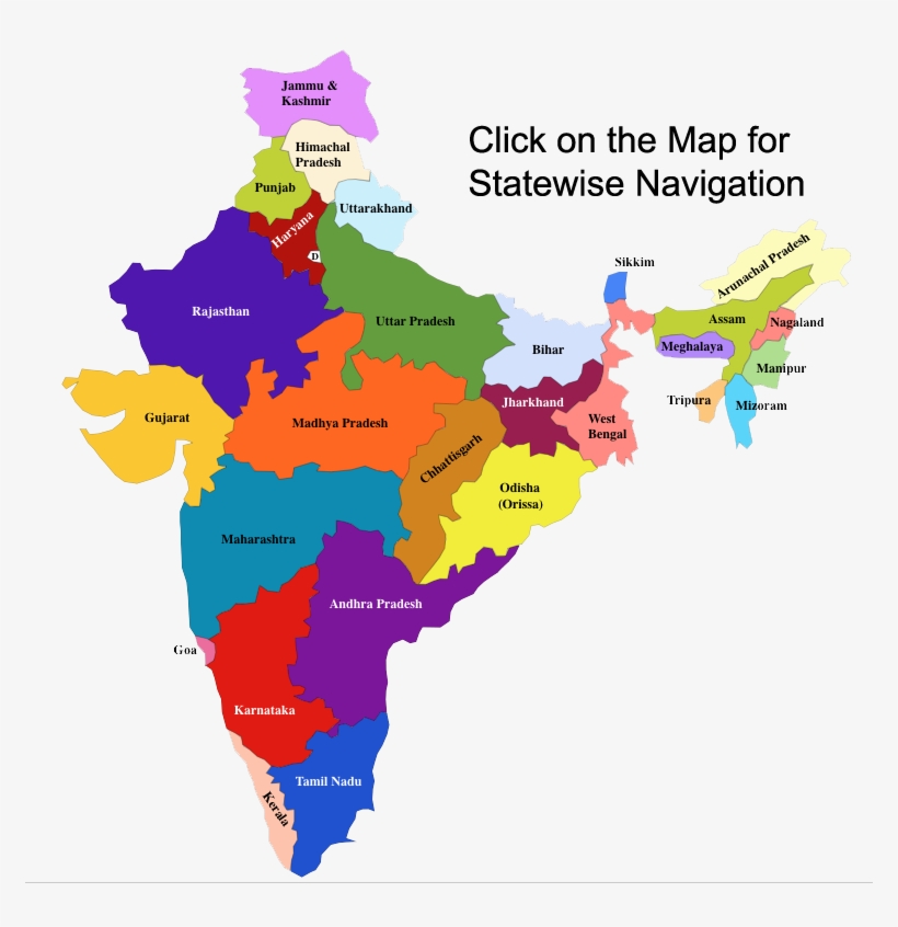 Show - Image - Only States Of India, transparent png #2139656