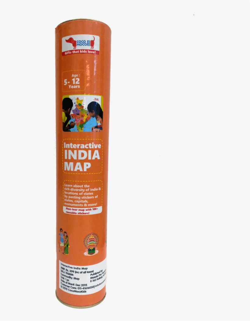 Cocomoco Kids- Interactive India Map - Interactive India Map, transparent png #2139738