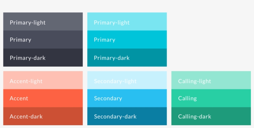 Each Of These Colors Included Tints And Shades, Which - Color Palette For White Text, transparent png #2140041