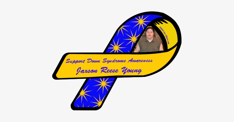 Support Down Syndrome Awareness / Jaxson Reese Young - Premature Birth Awareness Ribbon, transparent png #2140153