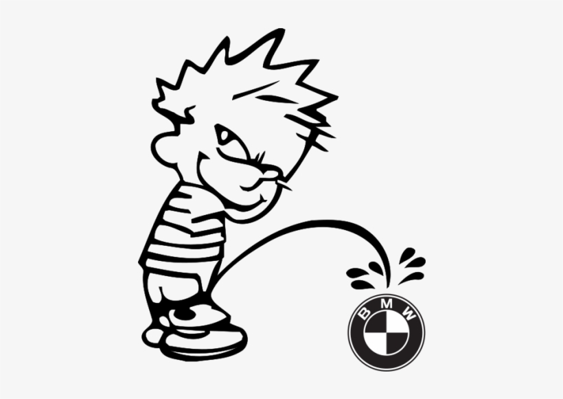 Piss On Bmw - Piss On Bmw Sticker, transparent png #2140157