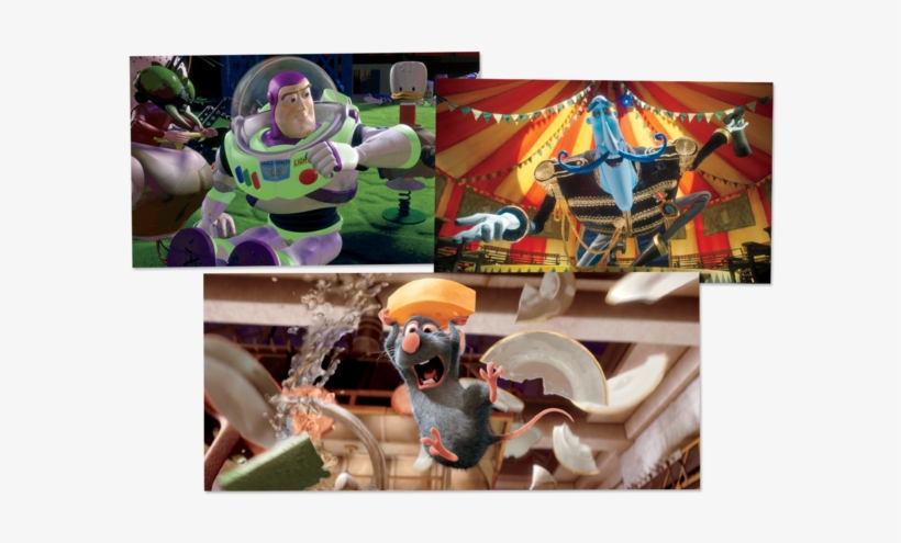 *clockwise From Top Left - Ratatouille Blu-ray, transparent png #2140443
