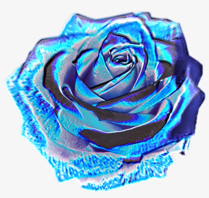 Rose Holo Holographic Holo Holographic Vaporwave Aesthe - Holographic Roses, transparent png #2140535