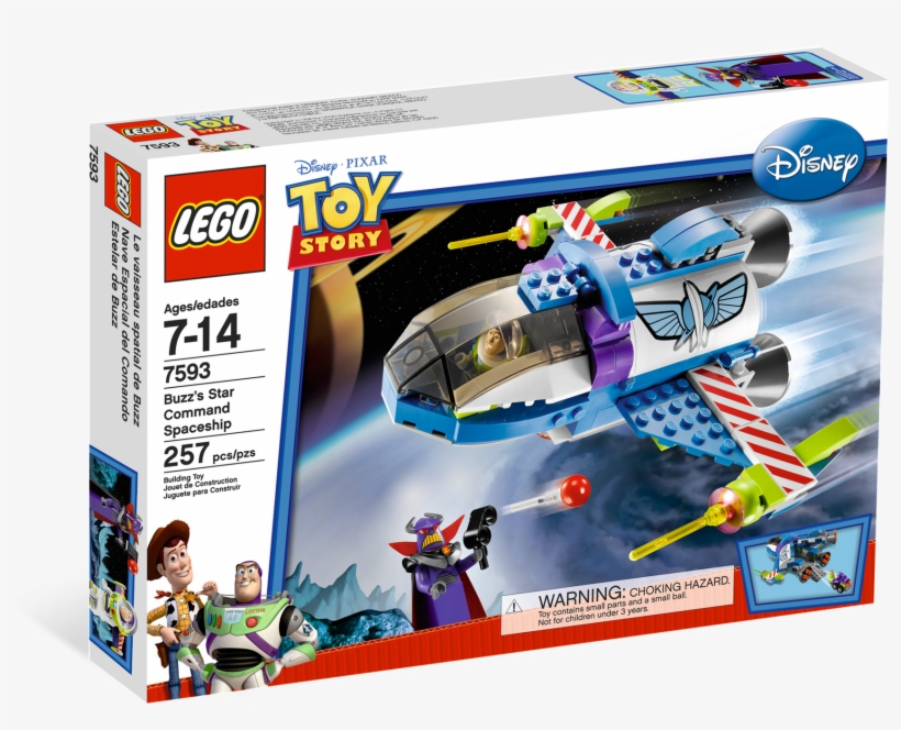Snap Image Zurg S Ship Buzz Lightyear Rides Wiki On - Lego- Buzz's Star Command Spaceship, transparent png #2140724