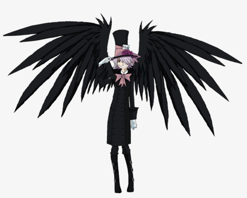 Png Transparent Stock Lucifer Clip Art Ching Ming Cherry - Black Angel Anime Png, transparent png #2140838
